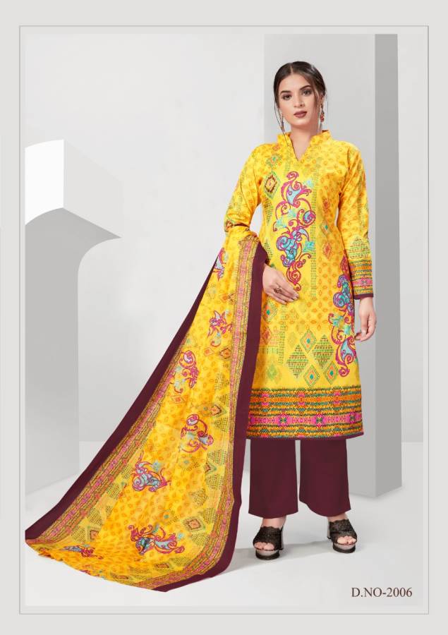 Kum Kum Aafiya 2 Pure Cotton Printed Dress Material